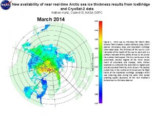 New availability of near realtime Arctic sea ice