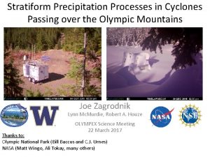 Stratiform Precipitation Processes in Cyclones Passing over the