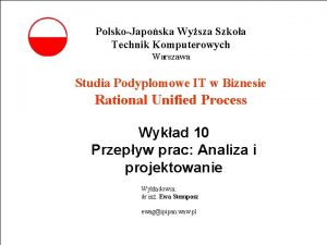 PolskoJaposka Wysza Szkoa Technik Komputerowych Warszawa Studia Podyplomowe