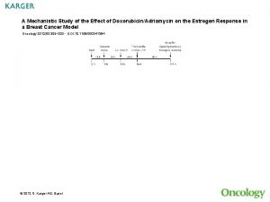 A Mechanistic Study of the Effect of DoxorubicinAdriamycin