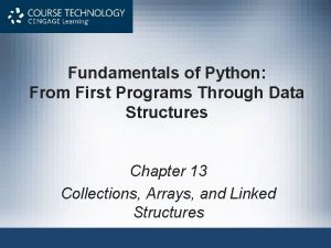 Fundamentals of Python From First Programs Through Data