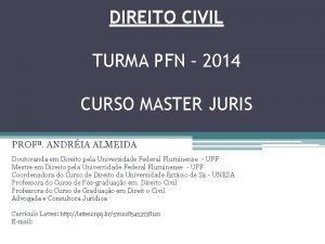 DIREITO CIVIL TURMA PFN 2014 CURSO MASTER JURIS