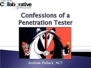 Confessions of a Penetration Tester Andrew Pollack NCT