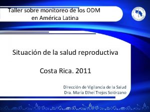 Taller sobre monitoreo de los ODM en Amrica