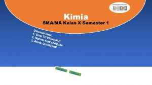 Kimia SMAMA Kelas X Semester 1 Disu s