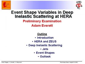 Event Shape Variables in Deep Inelastic Scattering at