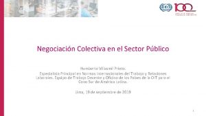 Negociacin Colectiva en el Sector Pblico Humberto Villasmil