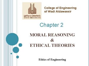 College of Engineering of Wadi Aldawassir Chapter 2