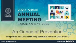An Ounce of Prevention Perspectives on a Civil