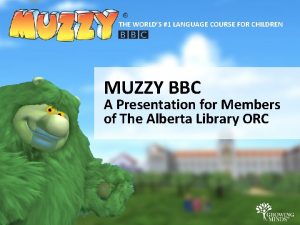 THE WORLDS 1 LANGUAGE COURSE FOR CHILDREN MUZZY