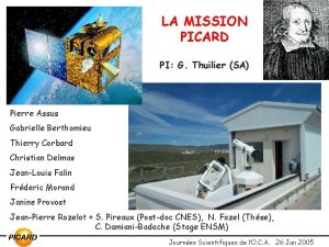 LA MISSION PICARD PI G Thuilier SA Pierre