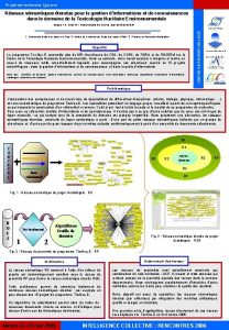 Projet de recherche Cyclone Rseaux smantiques tendus pour