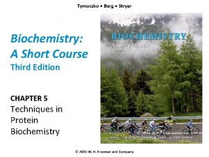 Tymoczko Berg Stryer Biochemistry A Short Course Third