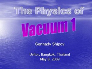 Gennady Shipov Uvitor Bangkok Thailand May 8 2009