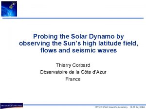 Probing the Solar Dynamo by observing the Suns
