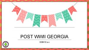 POST WWII GEORGIA SS 8 H 10 ac