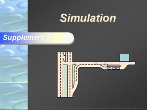 Simulation Supplement B To Accompany Krajewski Ritzman Operations