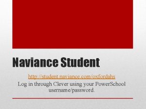 Naviance Student http student naviance comoxfordahs Log in