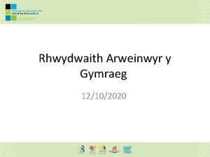 Rhwydwaith Arweinwyr y Gymraeg 12102020 Croeso Troi i