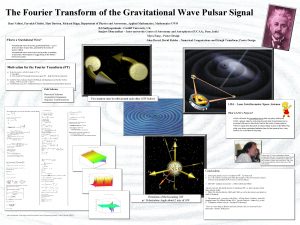 The Fourier Transform of the Gravitational Wave Pulsar