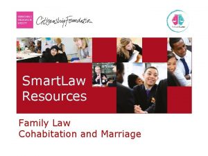 Smart Law Resources Family Law Cohabitation and Marriage