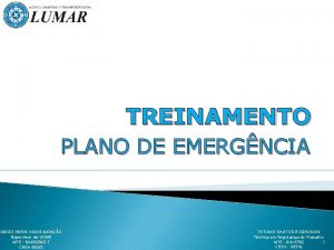 TREINAMENTO PLANO DE EMERGNCIA DIEGO NERIS VIGAS MONO