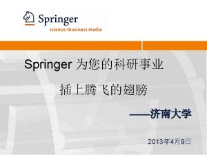 Springer 3 Springer 1842171 Founded Breite Strae Today