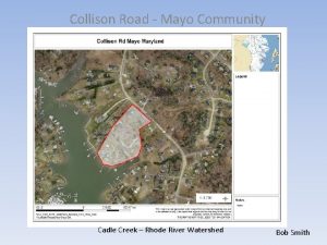 Collison Road Mayo Community Cadle Creek Rhode River