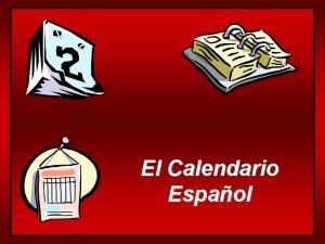 El Calendario Espaol Los Meses Enero Marzo Mayo