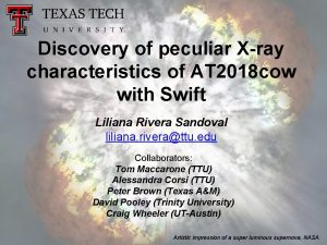 Discovery of peculiar Xray characteristics of AT 2018