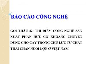 BO CNG NGH GI THU 42 TH IM