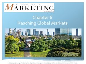 Chapter 8 Reaching Global Markets wecandGetty Images 2015