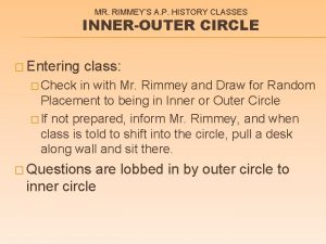 MR RIMMEYS A P HISTORY CLASSES INNEROUTER CIRCLE