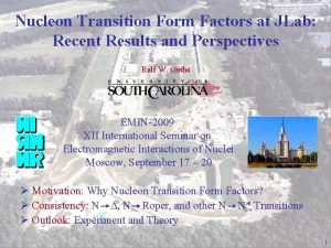 Nucleon Transition Form Factors at JLab Recent Results
