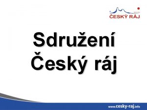 Sdruen esk rj Projektov zmry Regionln projektov zmry