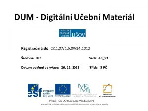 DUM Digitln Uebn Materil Registran slo CZ 1