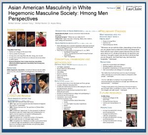 Asian American Masculinity in White Hegemonic Masculine Society