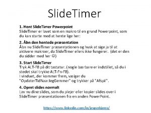 Slide Timer 1 Hent Slide Timer Powerpoint Slide