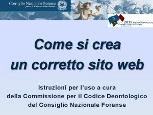 Come si crea un corretto sito web Istruzioni