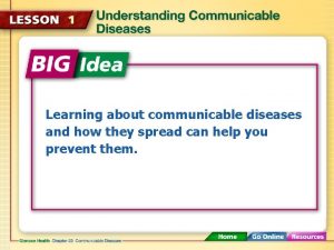 Learning about communicable diseases and how they spread