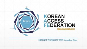 KOREAN ACCESS FEDERATION https www kafe or kr