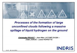 Processes of the formation of large unconfined clouds