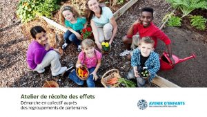 Atelier de rcolte des effets Dmarche en collectif