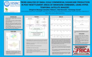 TREND ANALYSIS OF SMALL SCALE COMMERCIAL SUGARCANE PRODUCTION