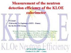 Measurement of the neutron detection efficiency of the