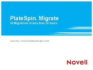 Plate Spin Migrate 50 Migrations in less than