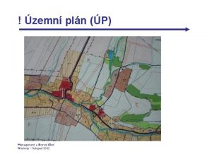 zemn pln P Management a Rozvoj Obc Nstroje