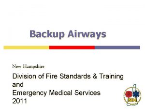 Backup Airways New Hampshire Division of Fire Standards