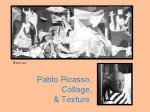 Grade 4 Guernica Pablo Picasso Collage Texture Pablo