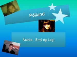 Plland strs Em og Logi k b g